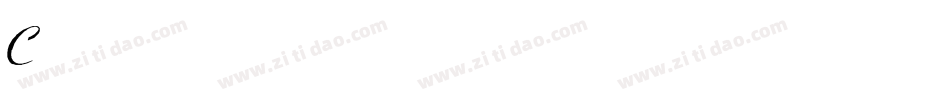 Coronet-SemiBold-Italic Ho字体转换